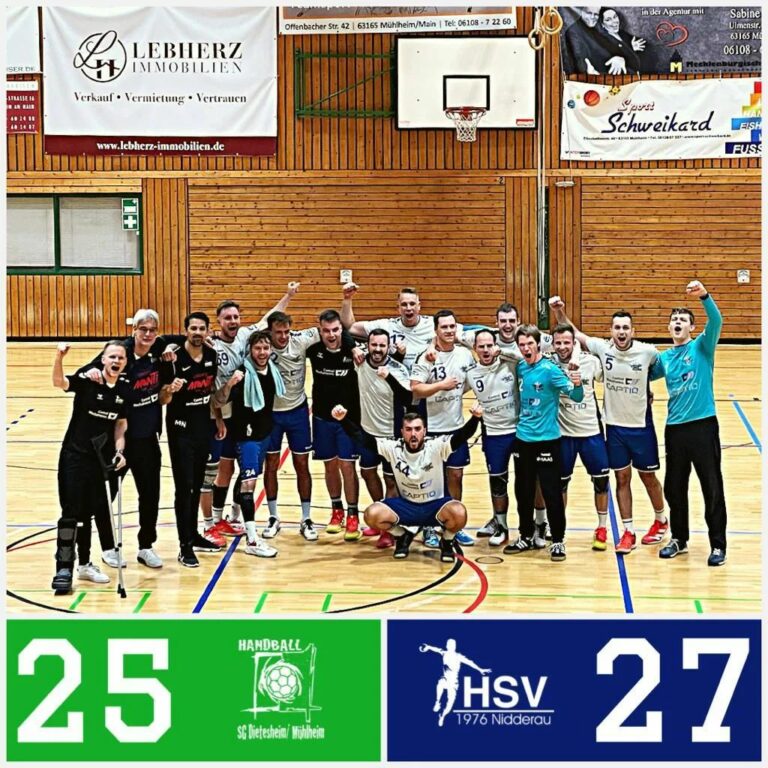 HSG Dietesheim/Mühlheim II – HSV – 25:27